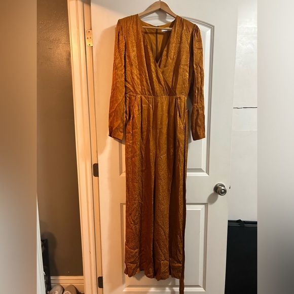 Ali & Jay jumpsuit size medium orange leopard - Picture 8 of 12